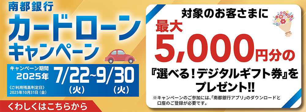 南都銀行カードローン