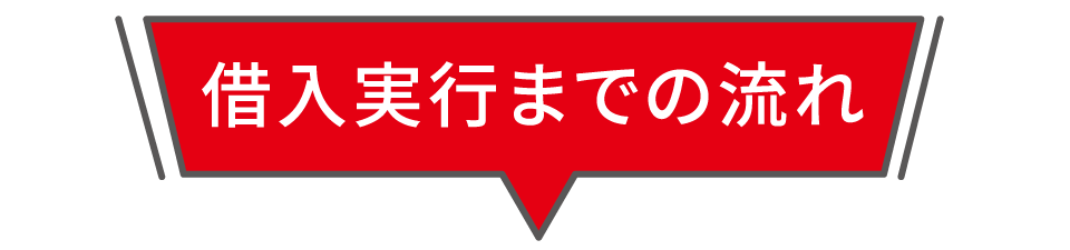 借入実行までの流れ