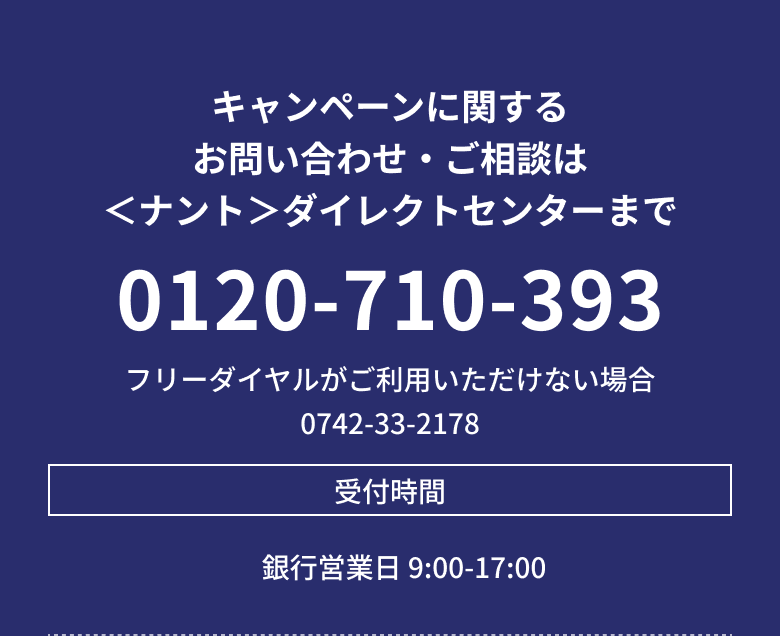 キャンペーンに関するお問い合わせ